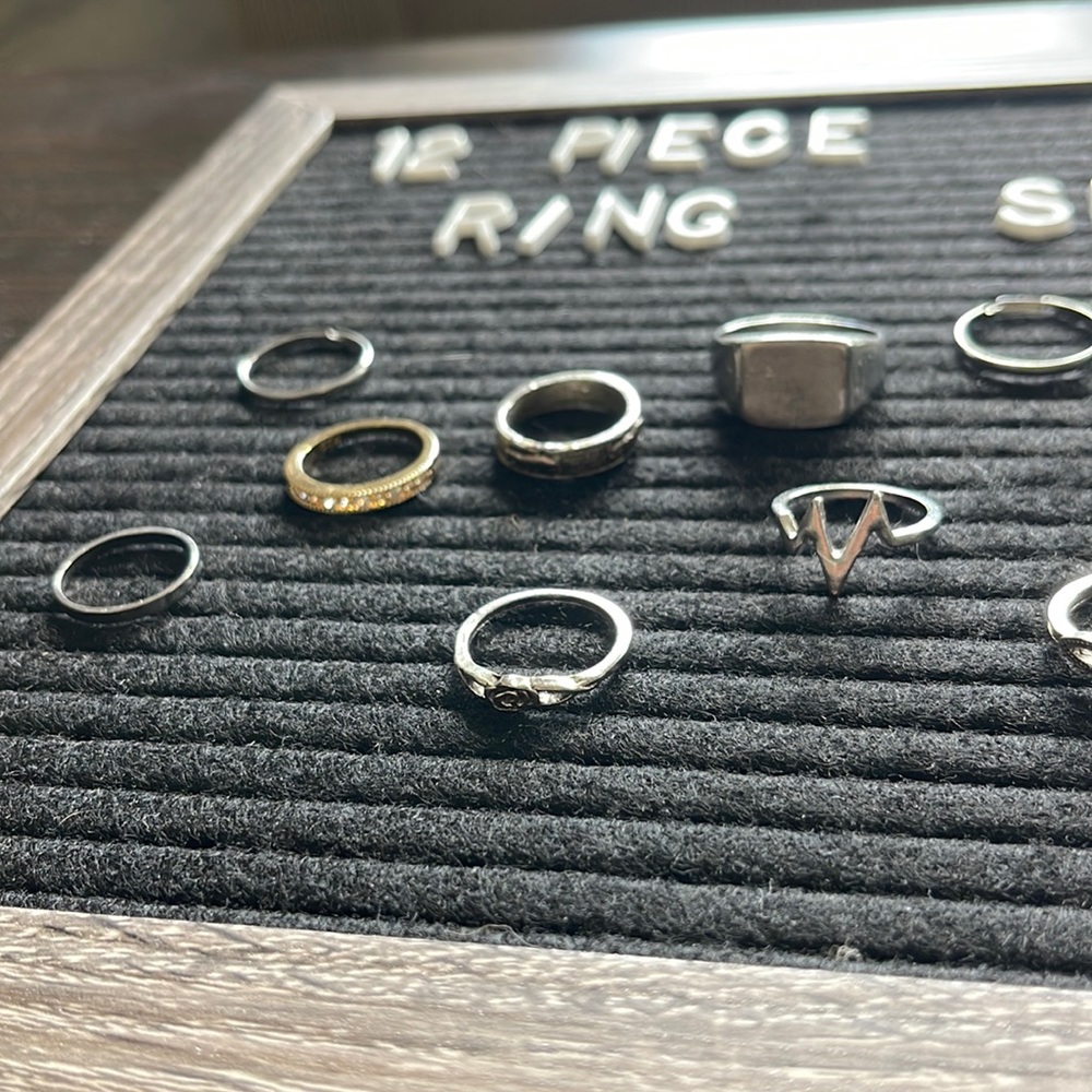 12 Piece Stackable Ring Set - image 5